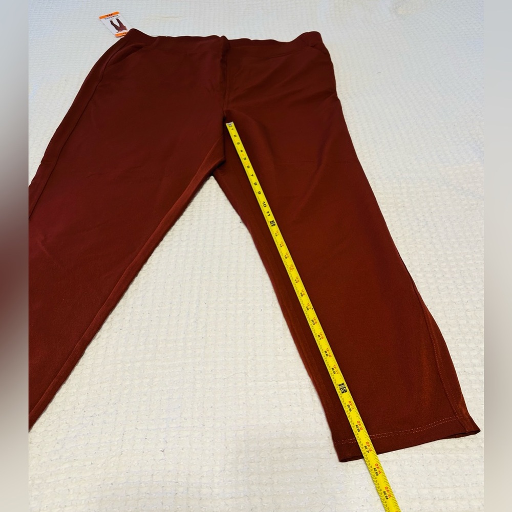 32 Degrees Cool Pants Adult XXL Brown Pull-On Pockets Athletic Womens - Picture 3 of 8